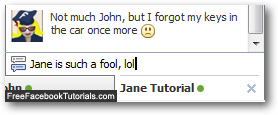 Cancel a Facebook Chat message before accidentally sending it