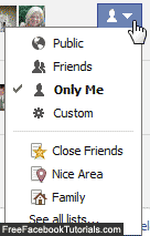 Customize the visibility of your Facebook friends list