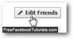 Edit Facebook friends