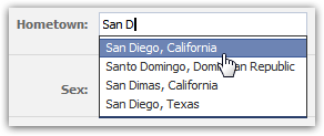 Enter your home town city name in your Facebook profile