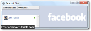 Facebook Chat client in a new window popup